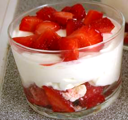 recette tiramisu fraise light
